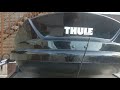 Бокс Thule 800 на крыше Mazda 323 family