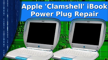 Electronics Repair - Clamshell Apple iBook power connector repair