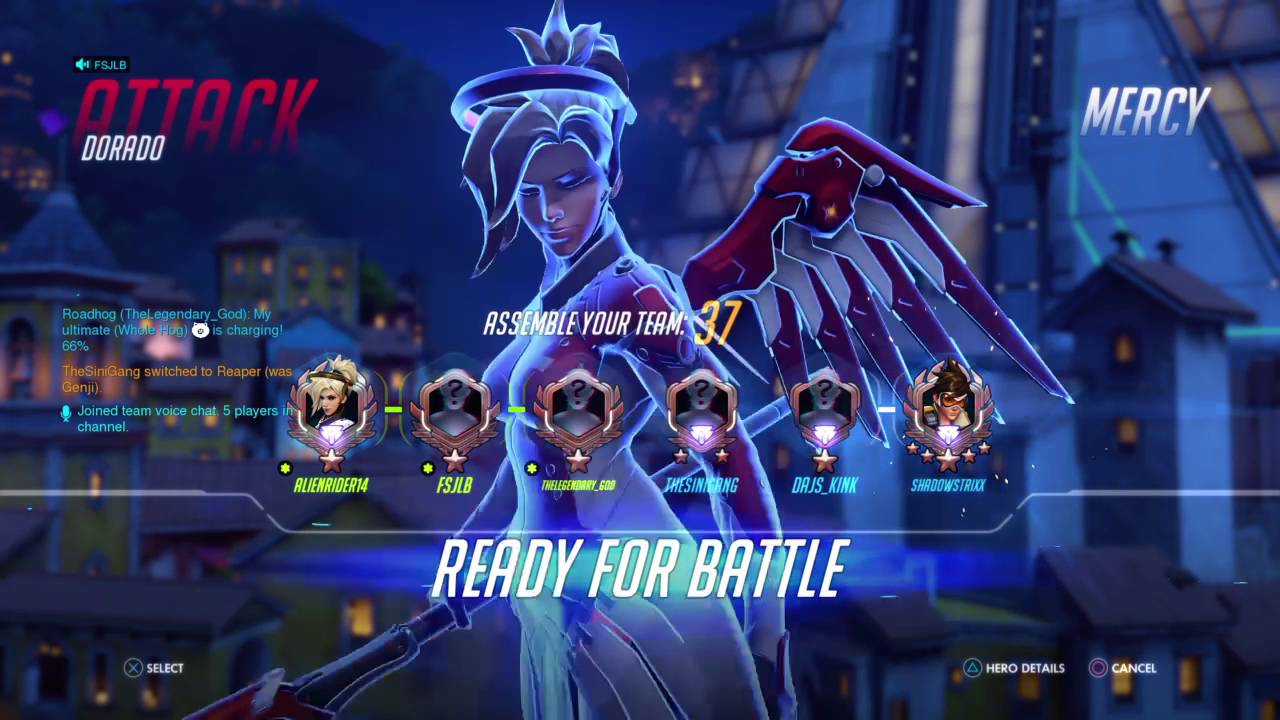 AlienRider14's Live PS4 Broadcast: Overwatch competitive