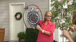 Metal Laser Cut Wind Spinner with Stake on QVC