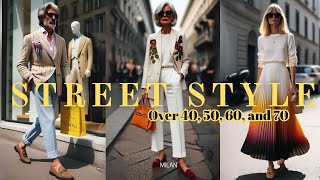 Milan Street Style: Timeless Elegance Over 40, 50, 60, 70•Old Money Charm•Italian Fashion