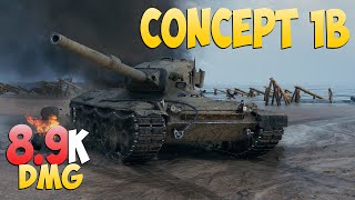 Concept 1B - 6 Kills 8.9K DMG - Obedient! - World Of Tanks