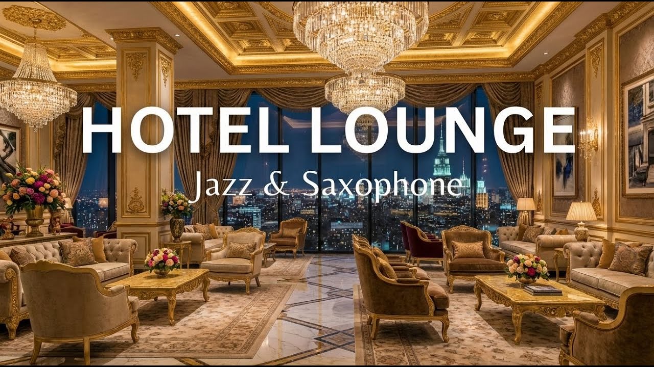 5 Star Hotel Lounge Music | Smooth Jazz & Saxophone Instrumental for ...