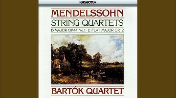 String Quartet No. 3 in D major Op.44 No. 1: II.: Menuetto. Un poco allegro