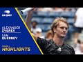 Alexander Zverev vs Sam Querrey Highlights | 2021 US Open Round 1