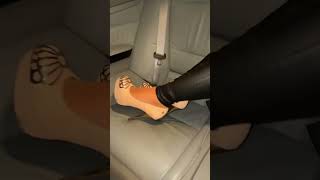 Heels Trample In Car Asmr