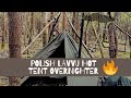 Polish Lavvu  Hot tent overnighter