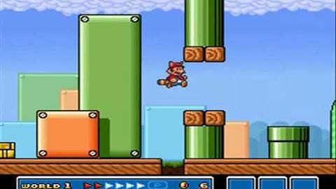 SMB3 for Super Mario All-Stars Custom Level #280 - NSMB31991 World 1-1 & World 5-1