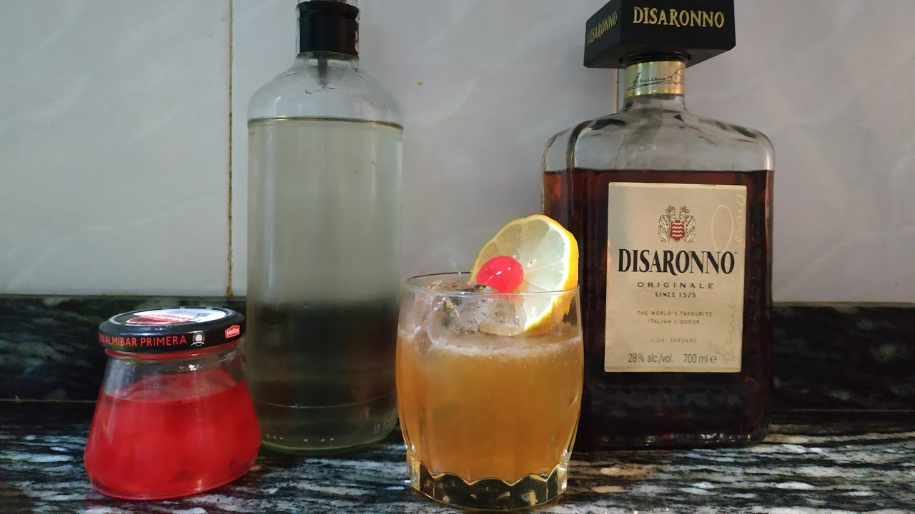 c-mo-preparar-el-cocktail-amaretto-sour-youtube