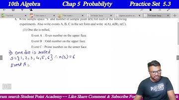 One die is rolled | Two dice are rolled simultaneously,