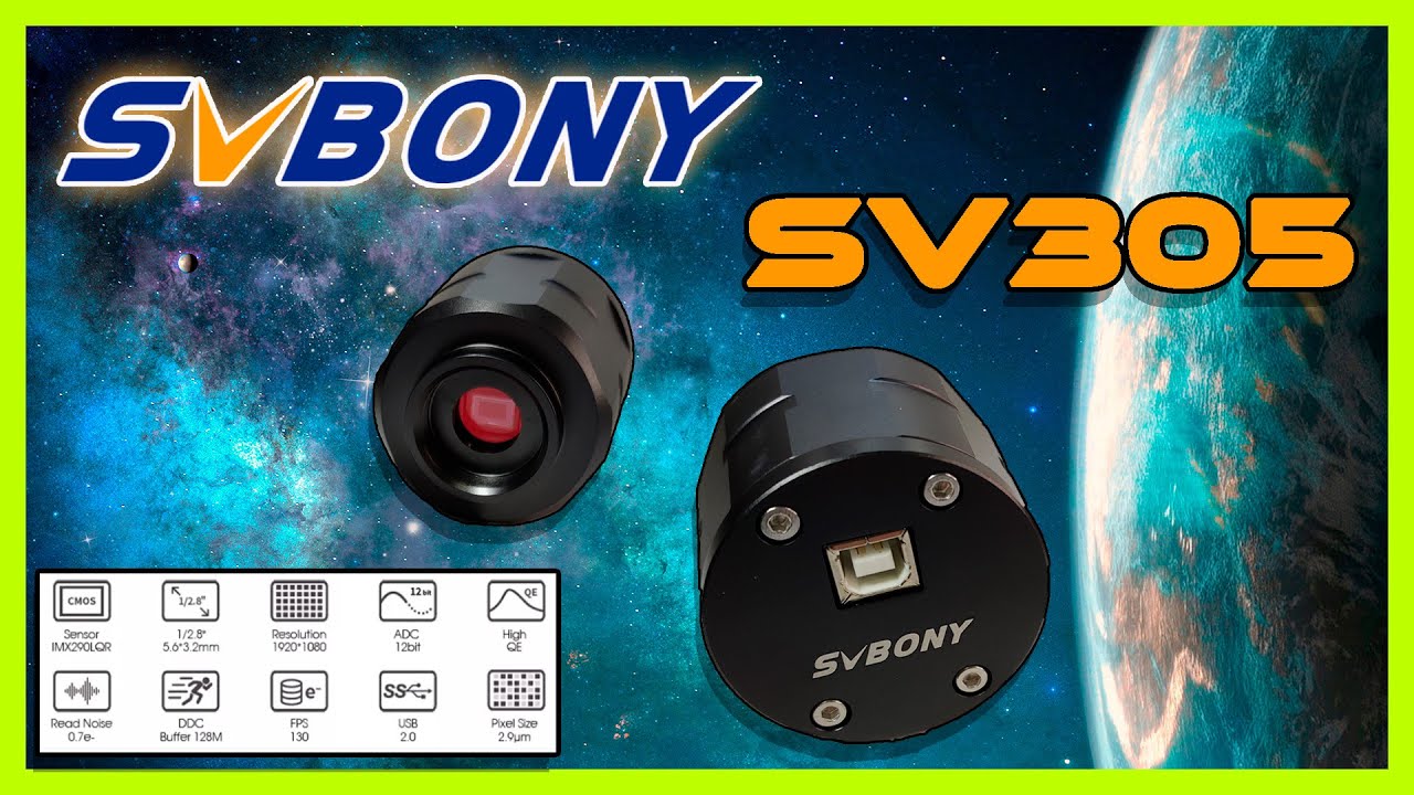 👉SVBONY SV305 | Cámara planetaria | Unboxing, análisis y comparativa con la SV205 | 🔭📸