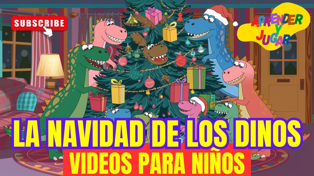La Navidad de los Dinos 🎄🦖 Canciones INFANTILES / vídeos para NIÑOS # ...