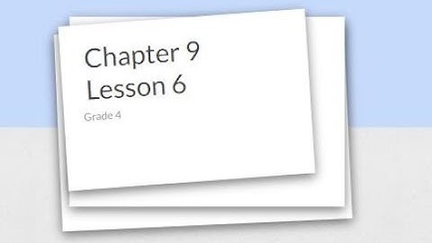 My Math Flip Chapter 9 Lesson 6