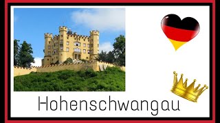 HOHENSCHWANGAU CASTLE ( Outside Tour )   - King Ludwig II of Bavaria -  #travel #germany #world