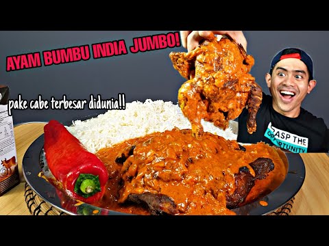 PARAH! MUKBANG 8 PAHA AYAM JUMBO PANGGANG PEDAS KOREA!!. 