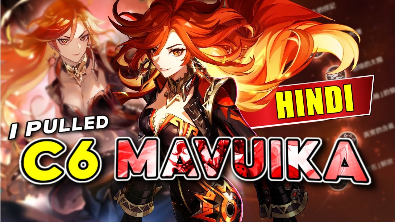 [Hindi] I PULLED *C6 MAVUIKA* - Genshin Impact