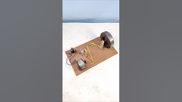 "DIY Mini Generator Using Rubber Bands – Simple Project Idea"