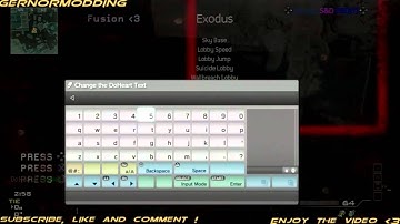☆[PS3/1.24/Mw3] Fusion Exodus SPRX Mod Menu + [DOWNLOAD]☆