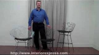 Bertoia Chairs and Bar Stools at Interior Express