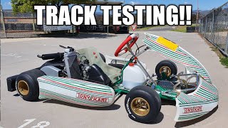 2020 Tony Kart 401R 125cc Rotax | Track Testing at Canberra Fairbairn Park Go Kart Race Track