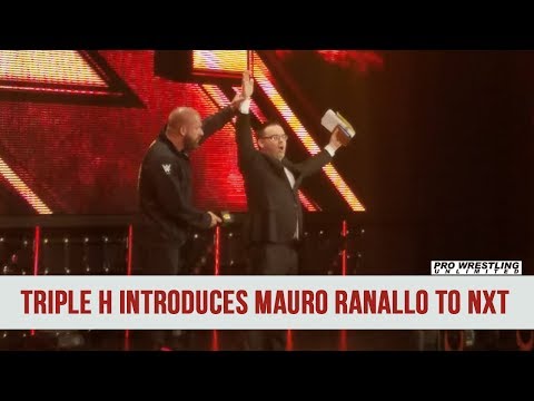 Triple H Introduces The New Voice Of NXT Mauro Ranallo At TV Tapings (VIDEO)