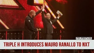 Triple H Introduces The New Voice Of NXT Mauro Ranallo At TV Tapings (VIDEO)