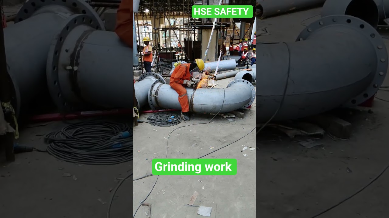 grinding work at site safety first hpcl refinery rajasthan hpcl refinery pachpadra