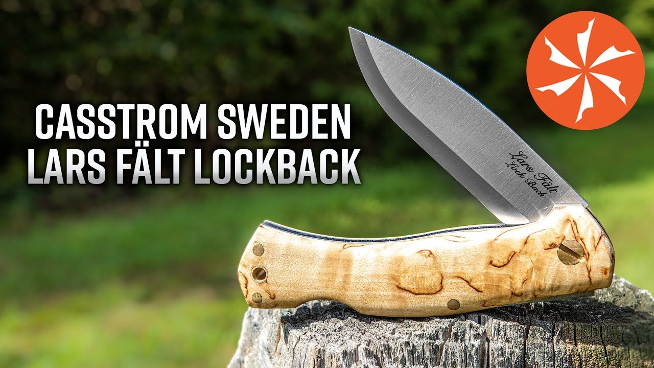 Casstrom Sweden Lars Fält Bushcraft Folding Knife available at