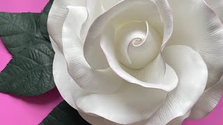 Free Rose Diy tutorial from Eva foam #diy #handmade #tutorial