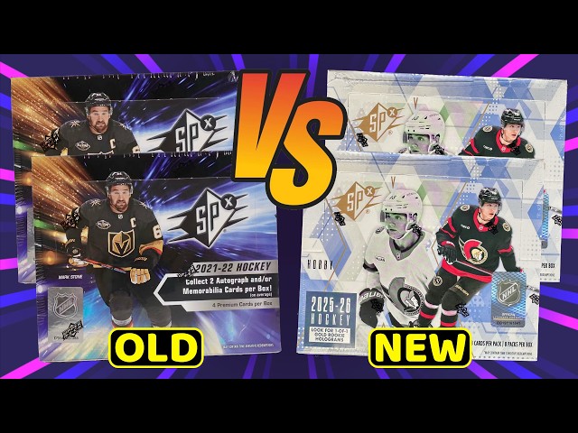 NEW CHALLENGE SERIES! - 2021-22 Upper Deck SPx VS 2025-26 Upper