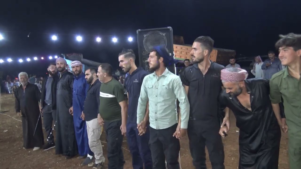 ج 4 حفل زفاف العرسان محمد وعلي الشاي ابناء المرحوم ابو الشاي افراح أهالي عنجارة الكرام 963968294758+