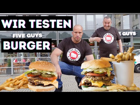 Wir Testen den Burger von Five Guys in Hamburg ??? | Bester Fast Food Ketten Burger