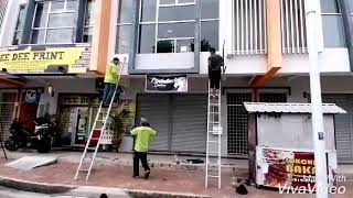 Timelapse Signboard Installation