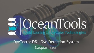 DyeTector D8 in operation in Caspian Sea