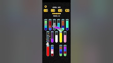 Map 653 Solution||Color Water Sort 3D!