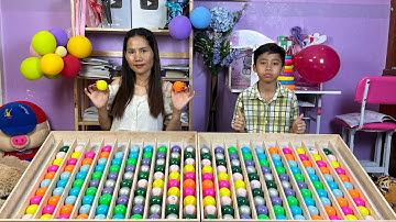 Puzzle Ball Sorting Game Challenge Mom vs Son Who is Winner 🔴🟠🟢Ep # 093