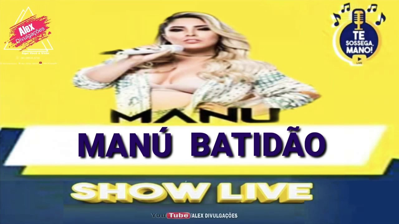 MANÚ BATIDÃO SHOW LIVE QUARENTENA YouTube MANÚ BATIDÃO SHOW LIVE QUARENTENA YouTube