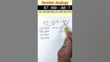 Number Analogy Reasoning Short Tricks | #reasoning short tricks #rrbntpc#rrb #ssccgl #sscgd #sscchsl