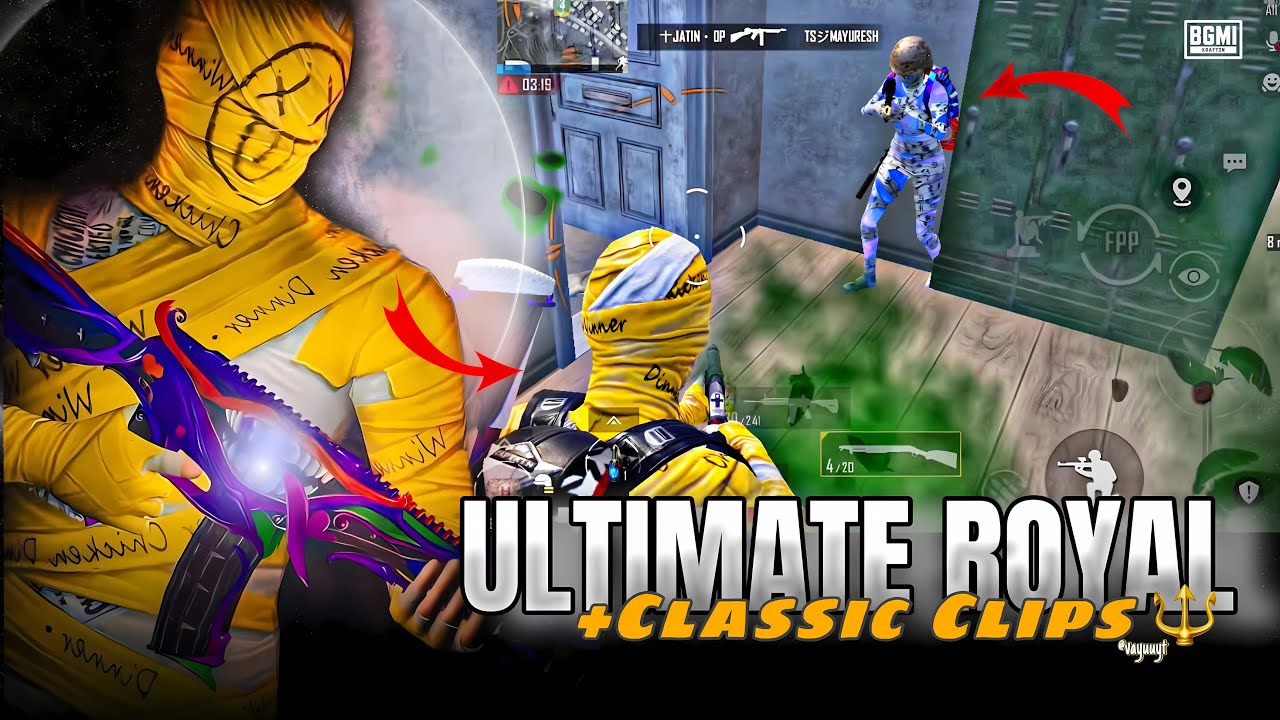 Most Intense Ultimate Royal🥵 + Classic Unreal Clutches In Pro Lobby ...