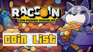 Raccoin Roguelike all coin guide
