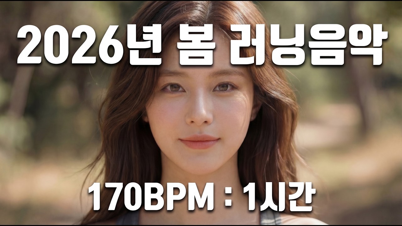 170BPM 1시간 2026년 봄 달리기 음악