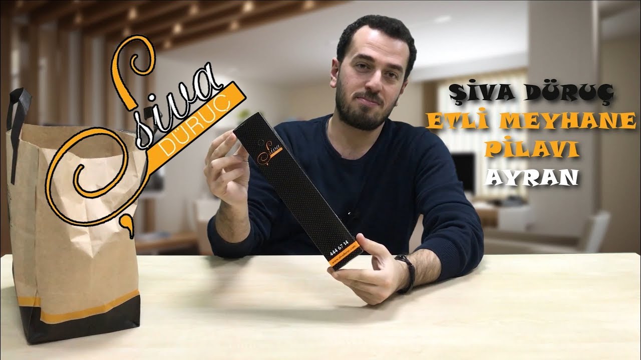 ŞİVA DÜRUÇ | ŞİVA DÜRUÇ MENÜ | Ne Söyledik Ne Geldi | Şiva Düruç + Etli Meyhane Pilavı + Ayran