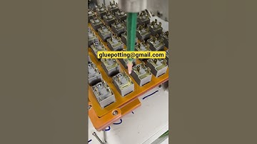 Silicone epoxy PU ab glue potting macihne for replay production