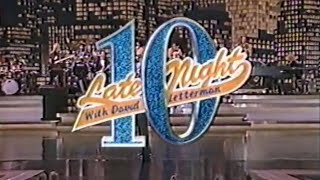 &quot;Late Night with David Letterman&quot; 10th Anniversary Special (February 6, 1992) [KYW 3, Philadelphia]