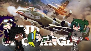 gacha life tanks and planes react to Warthunder A10 reveal