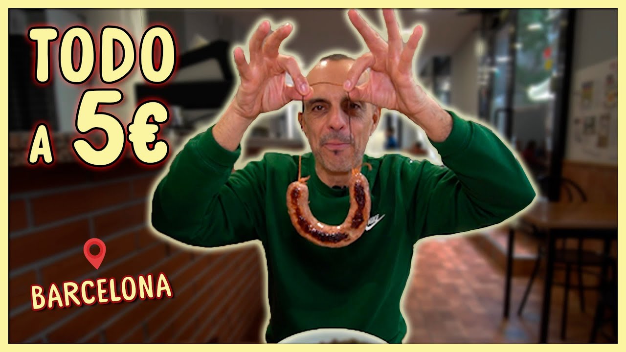 TODO a 5 EUROS 🤑 en el Born de Barcelona 📍 Pruebo varios de los 12 PLATAZOS disponibles cada día