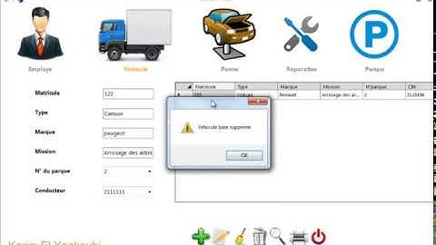 Programmation Projet VB & C# Gestion Parque Form3 (Vehicule)