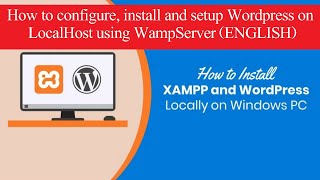 how to configure, install and setup wordpress on localhost using wamp server  ( english )