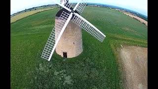 RC Airship Testing the new gimbal at the windmill