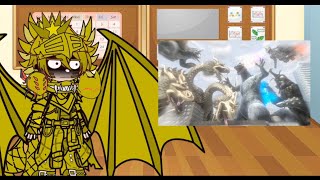 [🇧🇷/🇺🇲/🇪🇸/🇷🇺]Godzilla villains react to Godzilla Deals with 4 Kaiju 